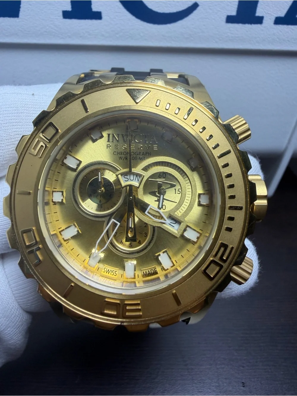 Invicta Reserve Subaqua 18k Gold Plated Men's Watch - 52mm (6905)